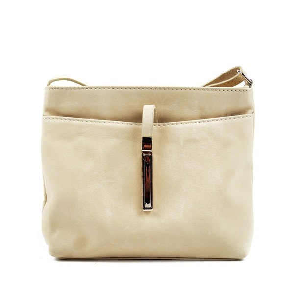 Skórzana torebka Roberta M. 241 Beige
