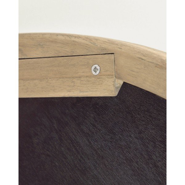Lustro z drewnianą ramą ścienne ø 50 cm Alum – Kave Home-image-3