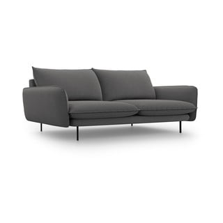 Ciemnoszara sofa Cosmopolitan Design Vienna, 230 cm