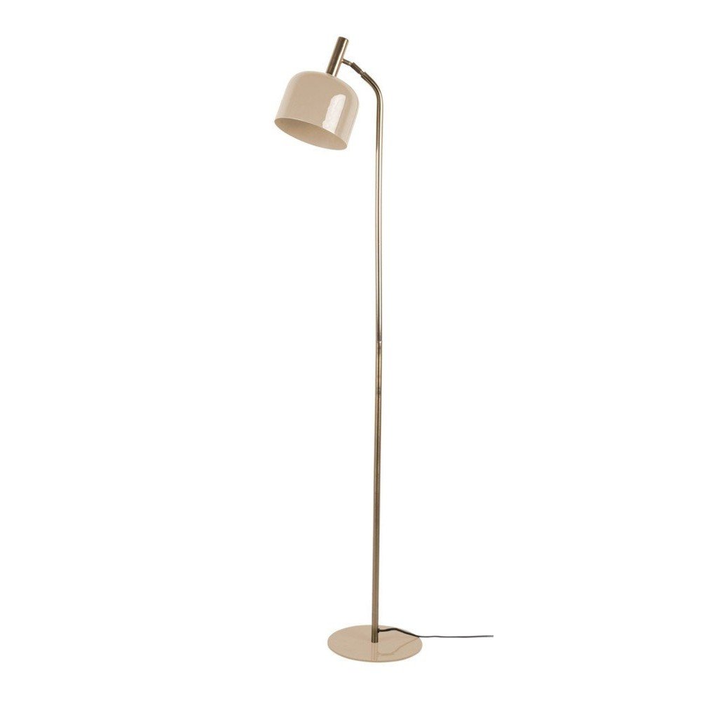 Jasnobrązowa lampa stojąca z metalowym kloszem (wysokość 164 cm) Smart – Leitmotiv