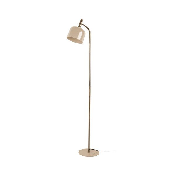 Jasnobrązowa lampa stojąca z metalowym kloszem (wysokość 164 cm) Smart – Leitmotiv