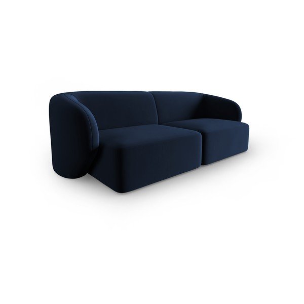 Niebieska aksamitna sofa 188 cm Paolo – Milo Casa-image-2