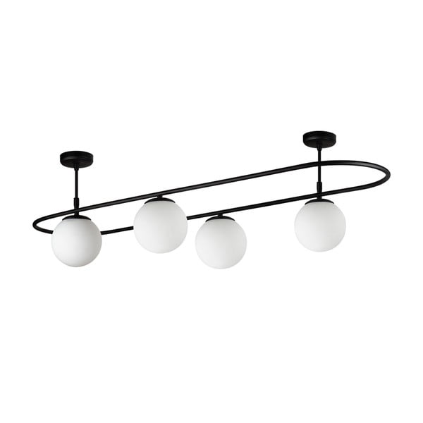 Czarna lampa sufitowa Squid Lighting Elips, dł. 124 cm-image-2