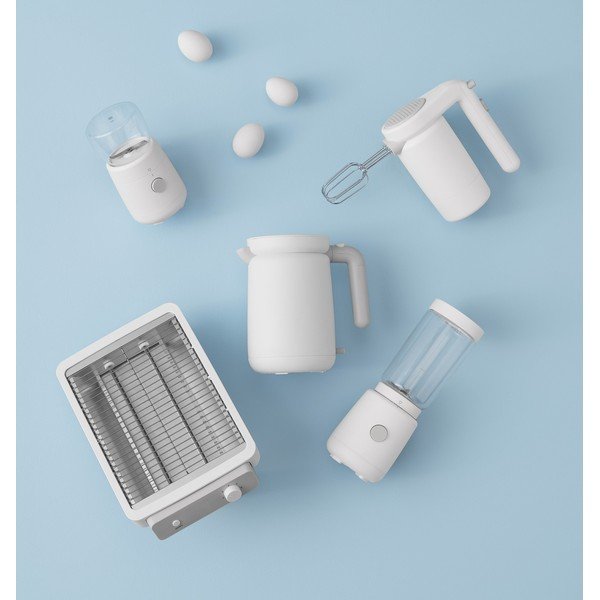 Biały plastikowy czajnik elektryczny 1 l Foodie – RIG-TIG-image-1
