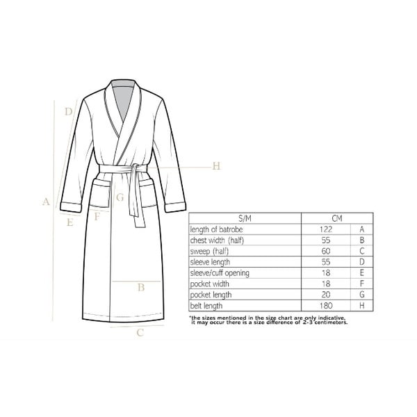 Jasnoszary pluszowy szlafrok Tiseco Home Studio Cozy, S/M-image-1