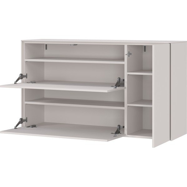 Kremowa wisząca szafka na buty 137x78x41 cm – Germania-image-2