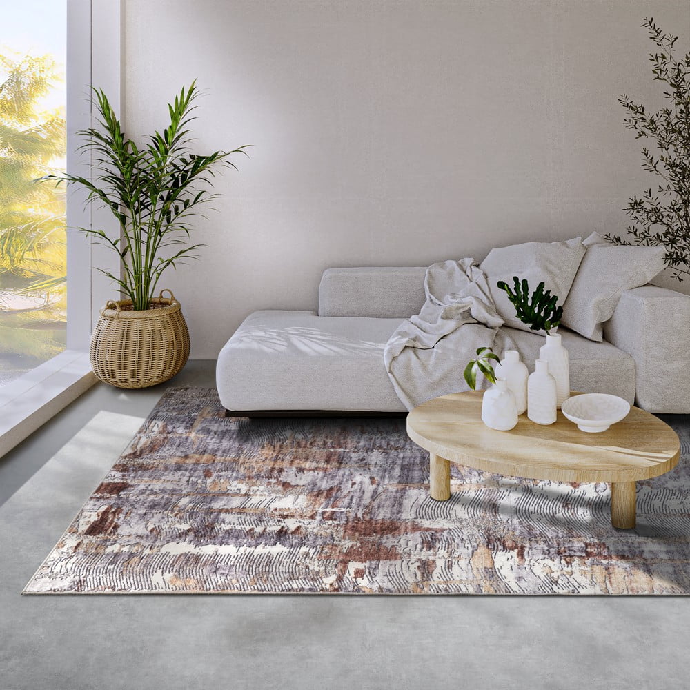 Szary dywan 160x230 cm Malard Copper Gold – Elle Decoration (zdjęcie 3)