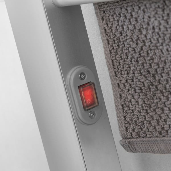 Szary elektryczny wieszak na ręczniki InnovaGoods Towel Rail-image-3
