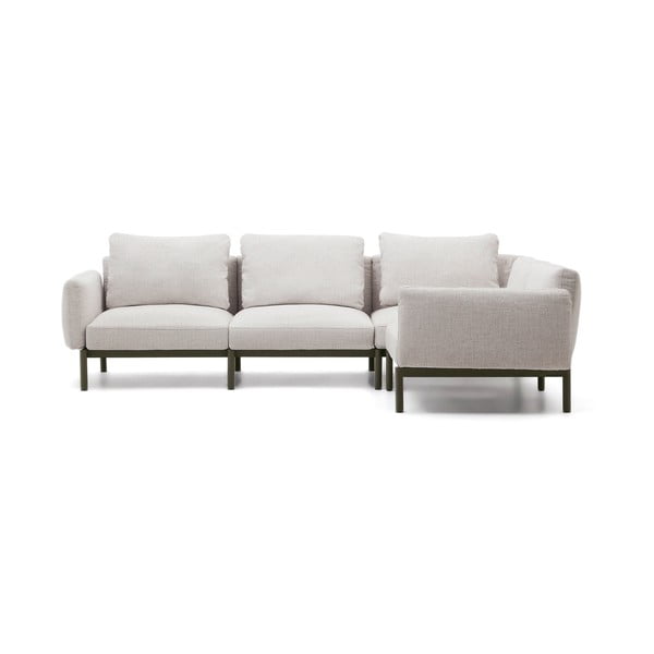 Jasnoszara modułowa sofa ogrodowa 292 cm Sorells – Kave Home