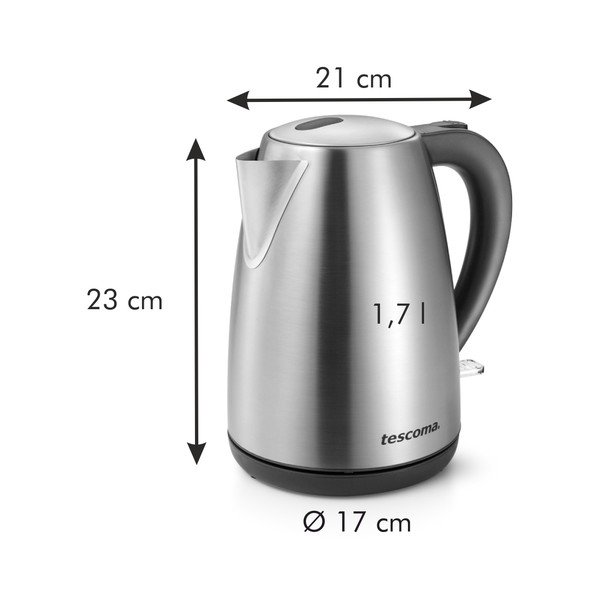 Czajnik elektryczny ze stali nierdzewnej w kolorze srebra 1.7 l GrandChef – Tescoma-image-4