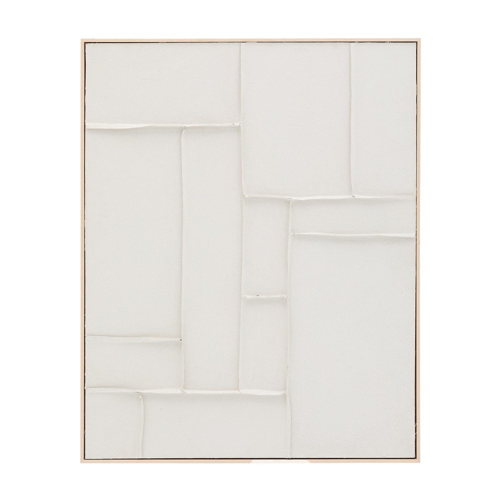 Ręcznie malowany/3D obraz z ramą w zestawie/na płótnie 80x100 cm Klis – Kave Home