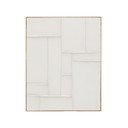 Ręcznie malowany/3D obraz z ramą w zestawie/na płótnie 80x100 cm Klis – Kave Home