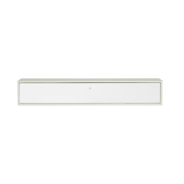 Biało-miętowa szafka pod TV 133x22x32,5 cm Mistral – Hammel Furniture