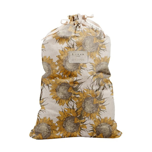 Worek na pranie z domieszką Inu Really Nice Things Bag Sunflower, wys. 75 cm