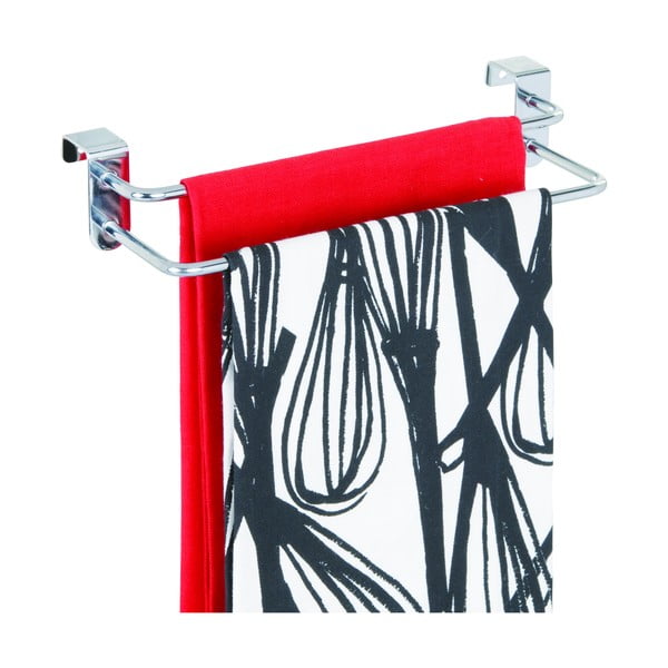Wiszący uchwyt na ręczniki kuchenne iDesign Metalo, 27x14 cm-image-2