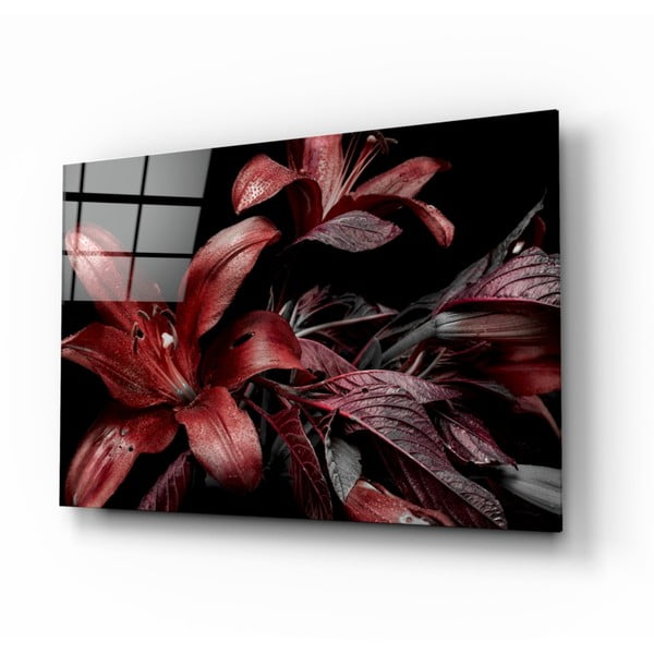 Szklany obraz Insigne Red Lillies