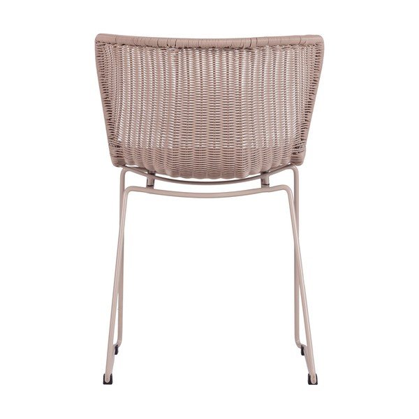 Beżowe krzesła ogrodowe zestaw 2 szt. ze sztucznego rattanu Wings – WOOOD-image-4