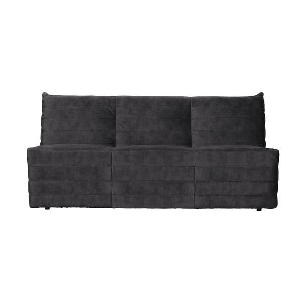 Antracytowa aksamitna sofa 160 cm Bag – WOOOD