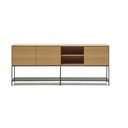 Niska komoda w dekorze dębu 195x80 cm Vedrana – Kave Home