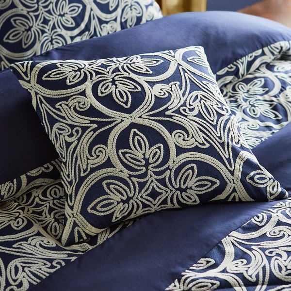 Poduszka dekoracyjna 45x45 cm Flock Trellis – Catherine Lansfield-image-1