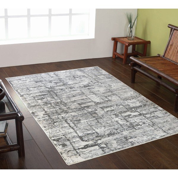 Szary dywan 60x110 cm Jaipur – Webtappeti-image-1