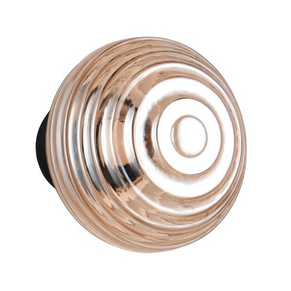 Szklany kinkiet LED na USB w bursztynowym kolorze ø 15,5 cm Earl – Reality