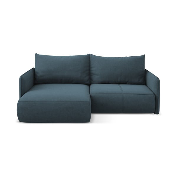 Niebieski rozkładany/ze schowkiem narożnik (lewostronny) Nanea – Makamii