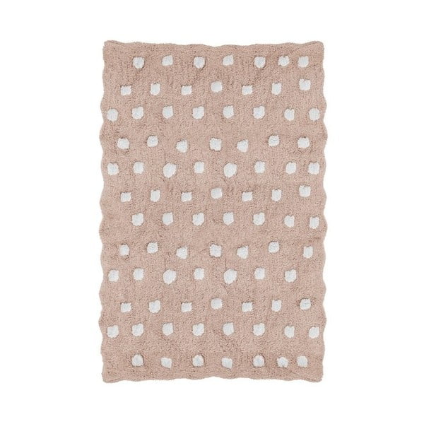 Różowy dywan dziecięcy Tanuki Dots, 120x160 cm