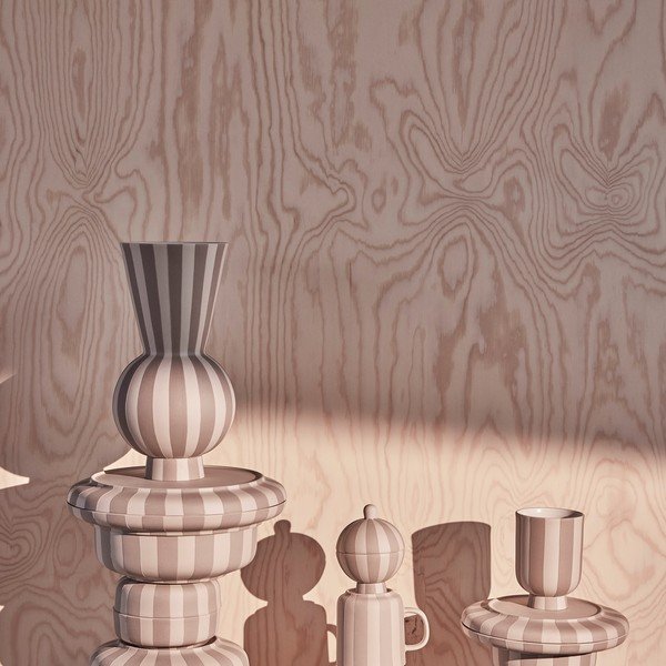 Beżowy kamionkowy ręcznie wykonany wazon (wysokość 28 cm) Toppu – OYOY Living Design-image-2