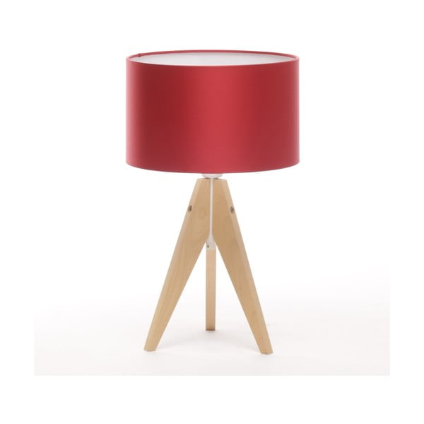 Lampa stołowa Artista Birch/Red, 28 cm