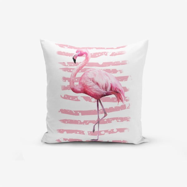 Poszewka na poduszkę Minimalist Cushion Covers Linears Flamingo, 45x45 cm