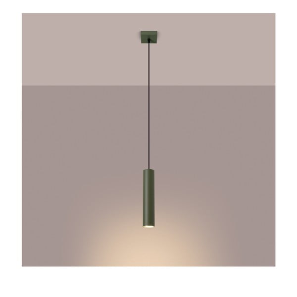 Zielona lampa wisząca Castro – Sollux-image-1