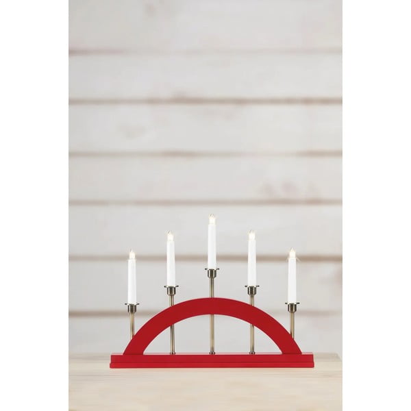 Czerwona świąteczna dekoracja świetlna Bridge – Markslöjd-image-3