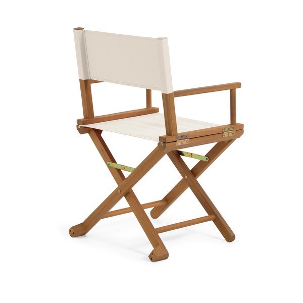 Beżowe składane krzesła zewnętrzne z drewna akacji Kave Home Dalisa-image-3