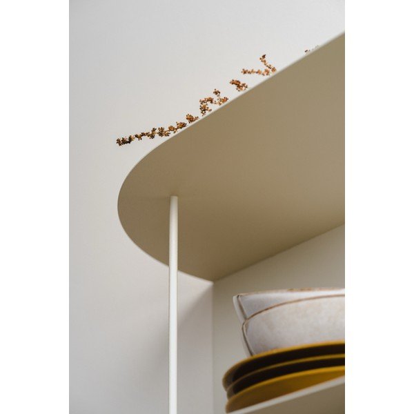 Czarna wielopoziomowa metalowa półka 80 cm Lina – noo.ma-image-2