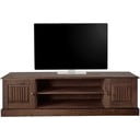 Brązowa szafka pod TV z litego drewna sosnowego 45x40 cm Mille – Støraa