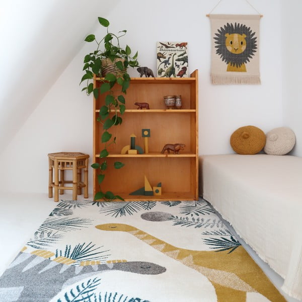 Beżowy dywan dziecięcy 170x120 cm Sensaku – Nattiot-image-2