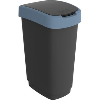 Kosz na śmieci z tworzywa sztucznego z recyklingu 50 L Twist − Rotho