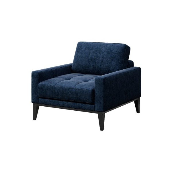 Niebieski fotel MESONICA Musso Tufted-image-2