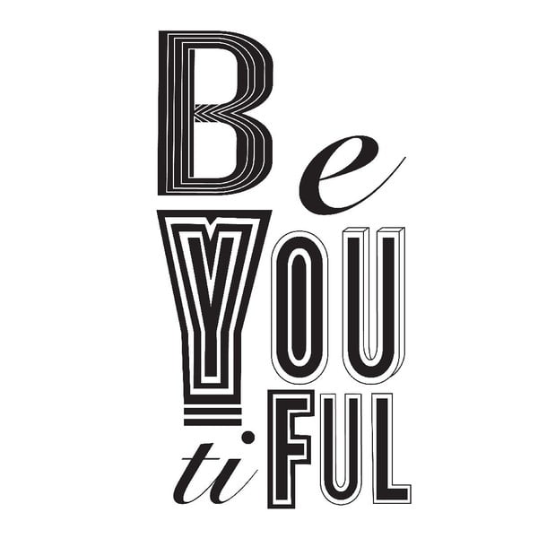 Plakat Beyoutiful, 30x40 cm-image-1