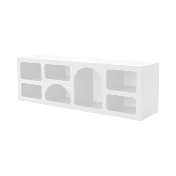 Biała wielopoziomowa półka 160 cm Lorin – Kalune Design