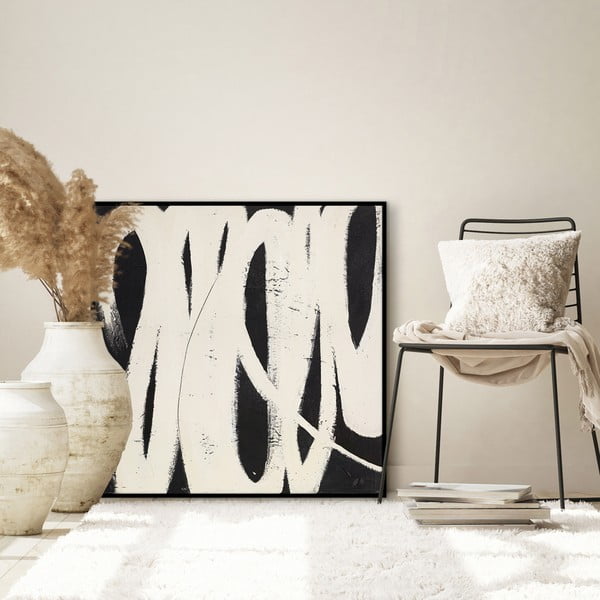 Ręcznie malowany obraz 100x100 cm Spinning Around    – Malerifabrikken-image-1