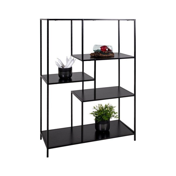 Czarny regał House Nordic Vita Shelf, 80x120 cm-image-3