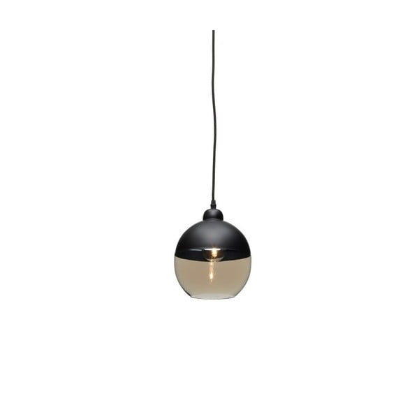 Czarna lampa wisząca Design Twist Caracol Round