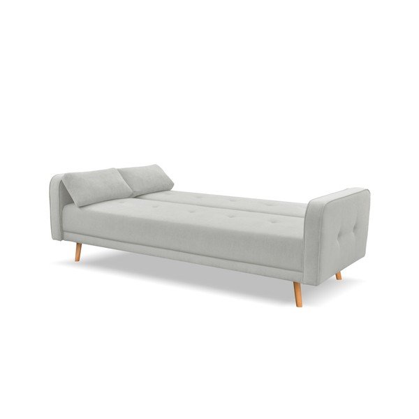 Jasnoszara sofa rozkładana Cosmopolitan Design Stuttgart, 212 cm-image-2