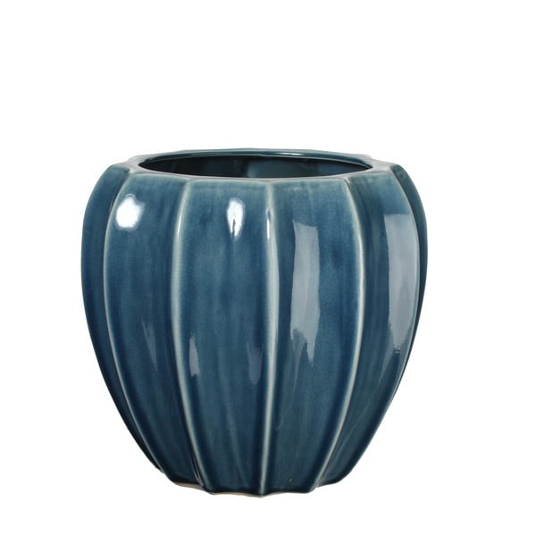 Wazon ceramiczny Iza Blue, 22 cm