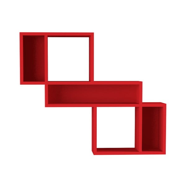 Czerwona półka Mobito Design Loop