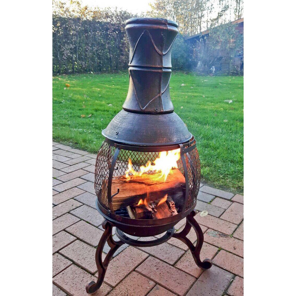 Żeliwne palenisko ø 50 cm – Garden Pleasure (zdjęcie 10)