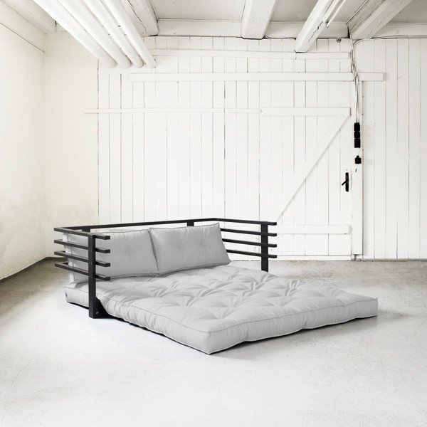 Sofa rozkładana Karup Funk Black/Light Grey-image-3