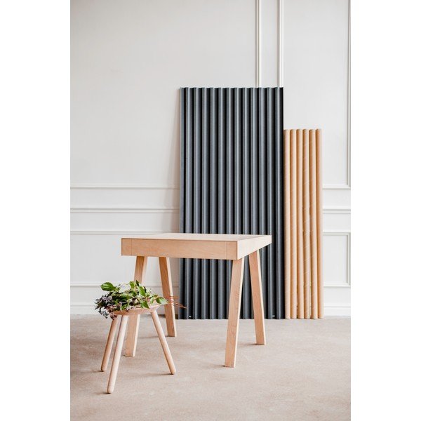 Biurko z jesionu litewskiego EMKO 4.9, 80 x 70 cm-image-1